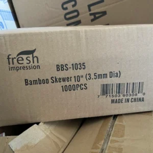 World Class Imports - 10 Inch Bamboo Skewer