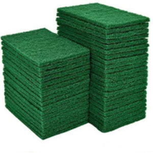 world class imports - green scouring pads