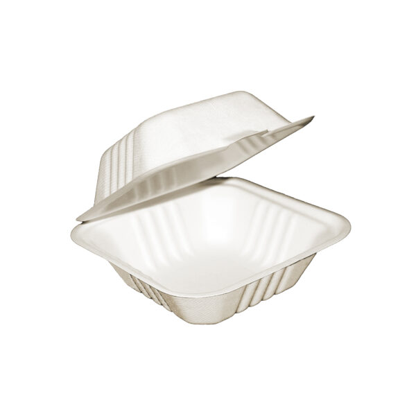 7x7 Compostable Clamshell