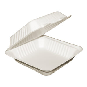 8x8 Compostable Clamshell