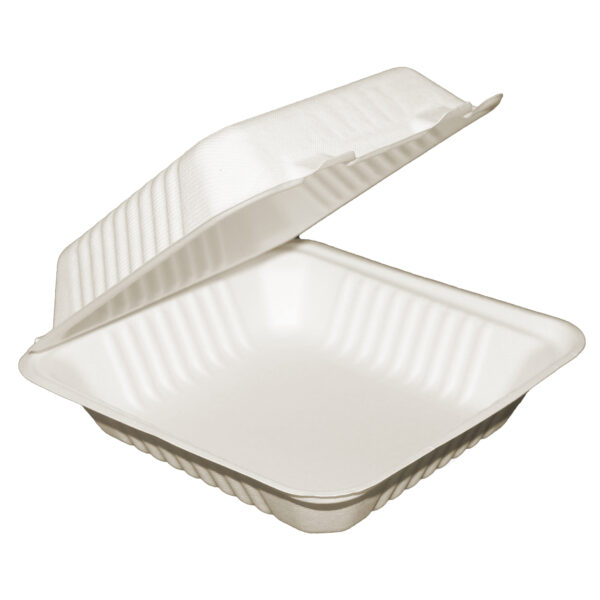 9x9 Compostable Clamshell